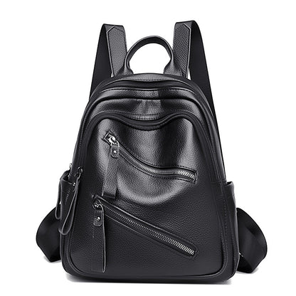 Modischer Leder Rucksack Brehn