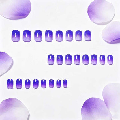 Elegante Ombre Glitter Acryl Nagelkunst Brehn