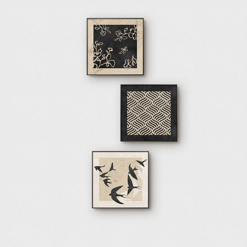 Dekorative Kunstdrucke Set