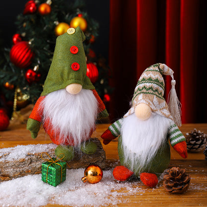 Dekorative Weihnachtsgnom Figur Brehn