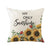 Damen Kissenbezug mit Sonnenblumenmuster Brehn