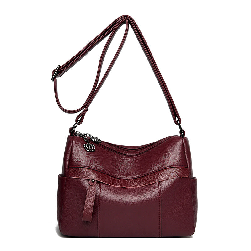 Elegante Mehrfachtasche Schultertasche Brehn