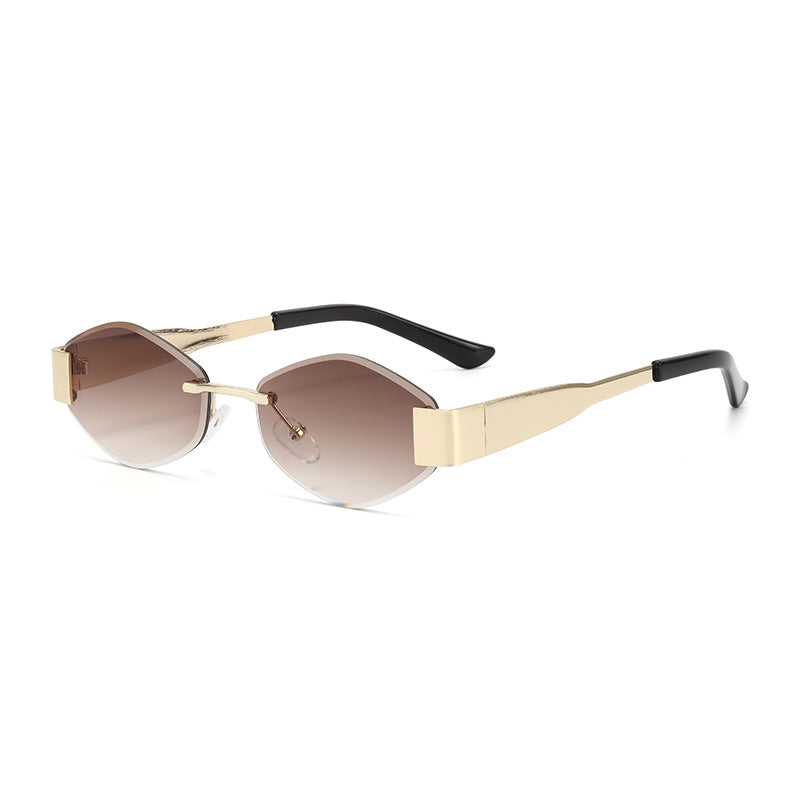 Damen modische Sonnenbrille mit elegantem achteckigen Rahmen und UV-Schutz Brehn