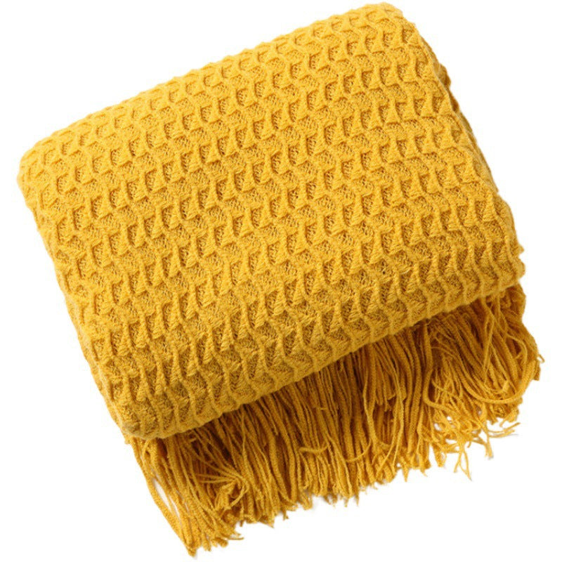 Gemütliche Strickwurfdecke Brehn