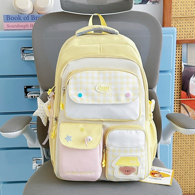 Multifunktionaler niedlicher Charakter-Schulrucksack