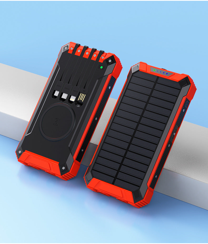 Solarbetriebene Powerbank Brehn