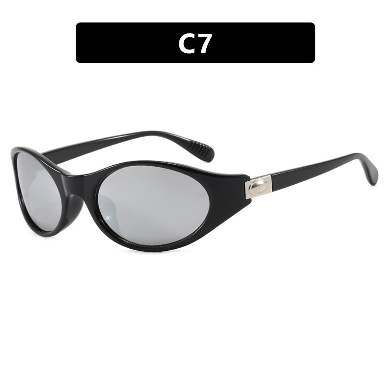 Damen stilvolle Sonnenbrille im eleganten Ovaldesign mit schützendem UV-Filter Brehn