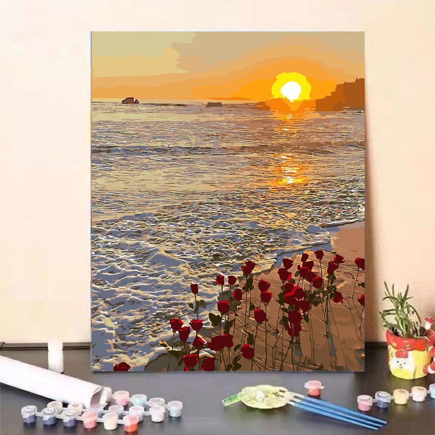 DIY Landschaft Malen nach Zahlen Kunstset Brehn