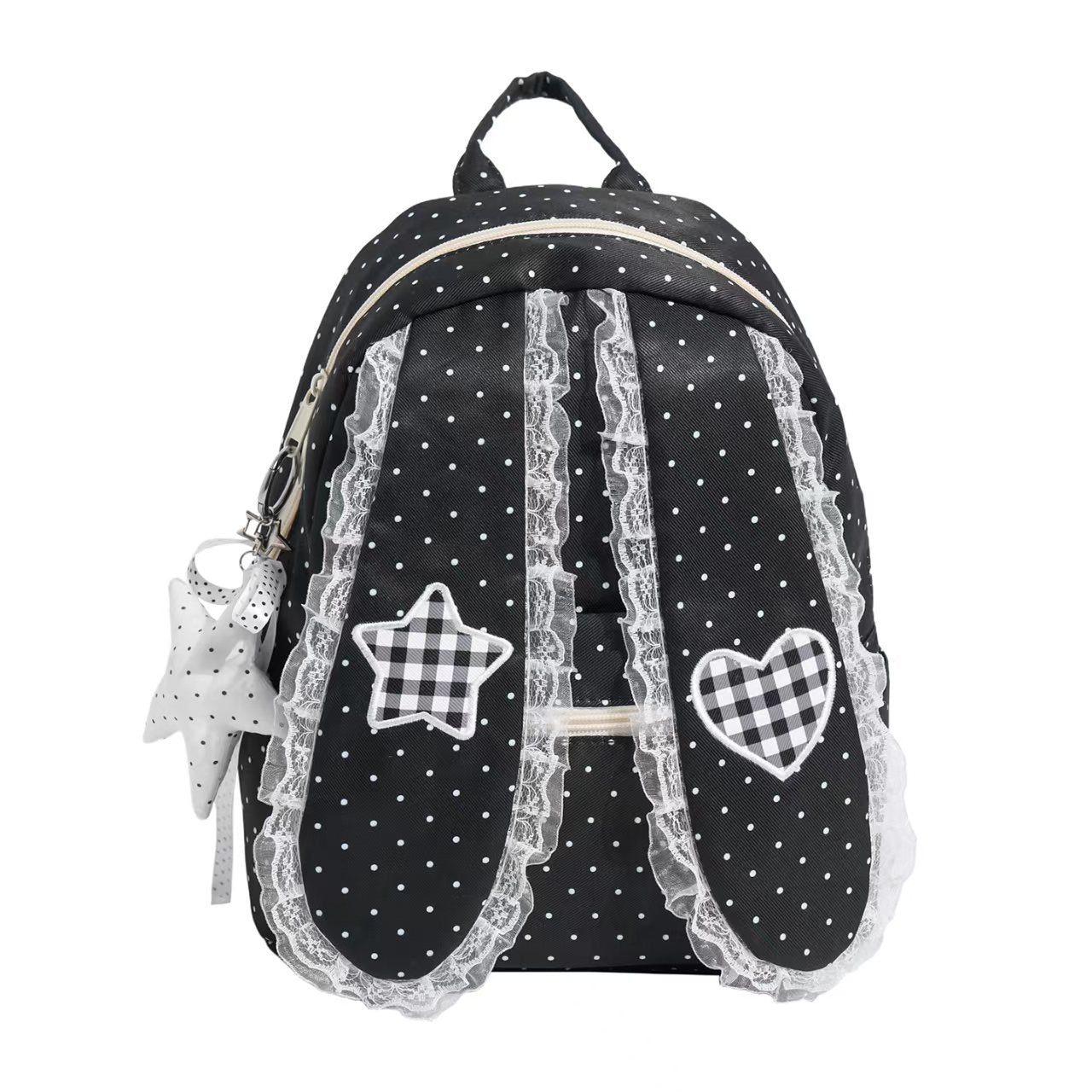 Rucksack mit Verspieltem Design und Charmanten Applikationen Brehn