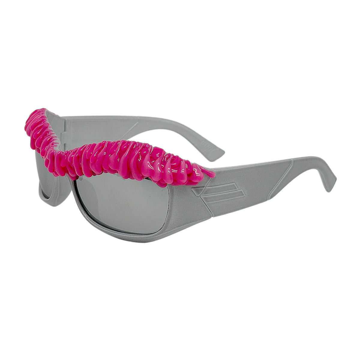 Damen kreative Sonnenbrille mit innovativem Strukturrahmen Brehn