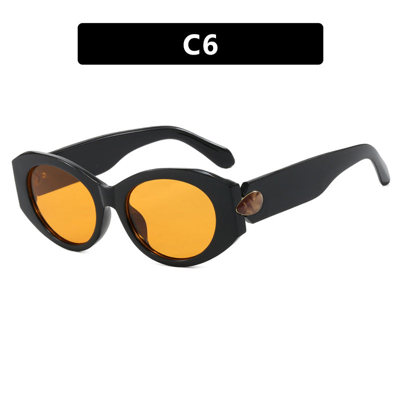 Damen elegante Sonnenbrille mit stilvollen Konturen Brehn