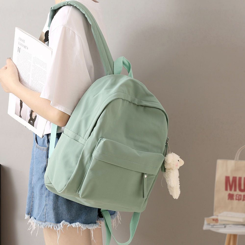 Casual Rucksack mit Plüsch-Schlüsselanhänger Brehn