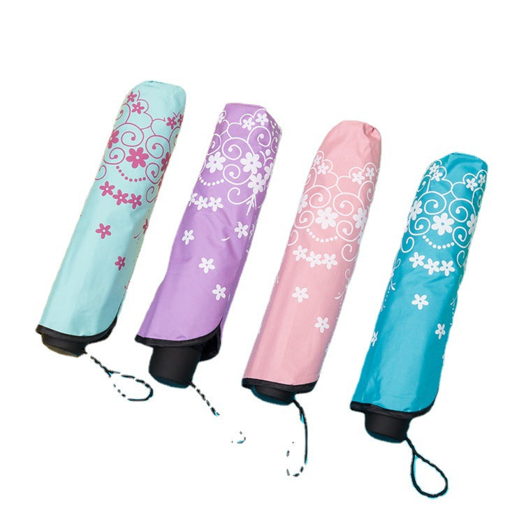 Damen Regenschirm mit eleganter Spitzenkante Brehn