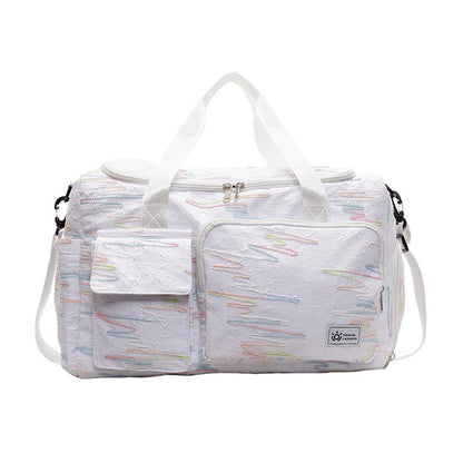 Bestickte Wochenend-Duffle Brehn