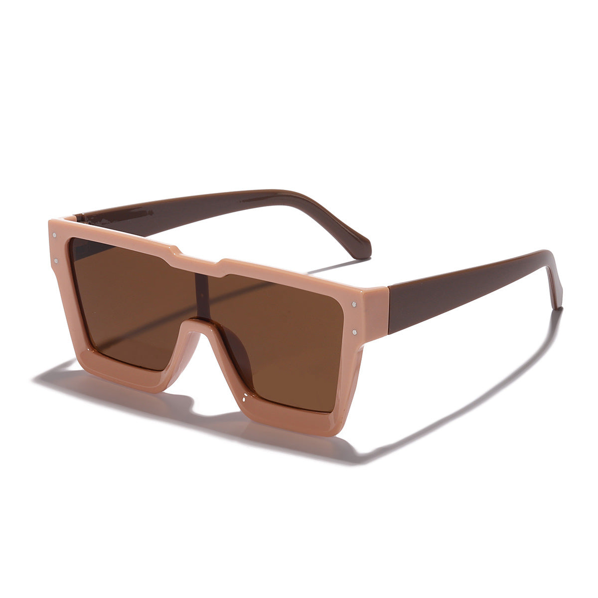 Damen statement Sonnenbrille mit breitem Rahmen und UV-Schutz Brehn