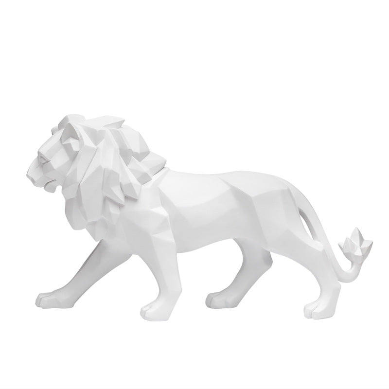 Elegante und moderne Löwen Skulptur Brehn