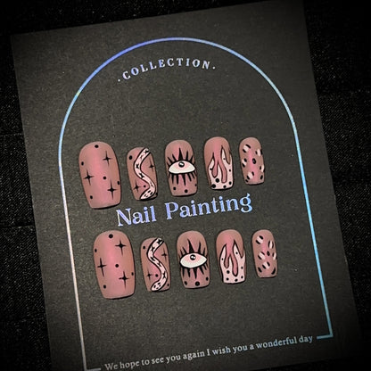 Künstlerisches Nagelkunstdesign