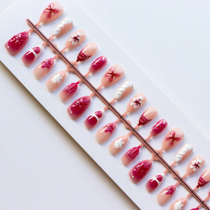 Blumenmuster Druck Auf Nail Art Kit