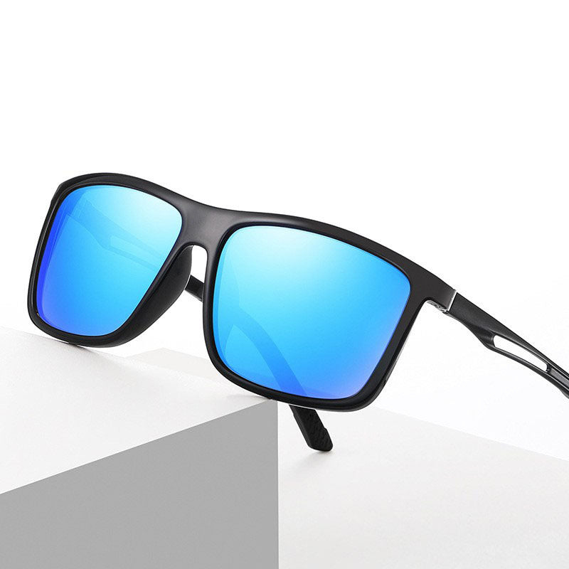 Herren Sportliche Sonnenbrille mit rutschfesten Bügeln und UV-Schutz Brehn