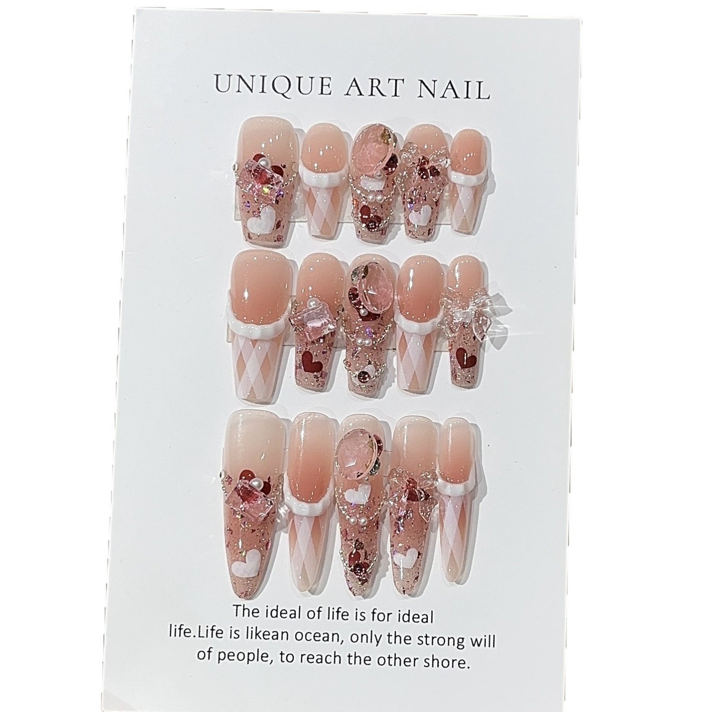 Nail Art Press-On Set Brehn