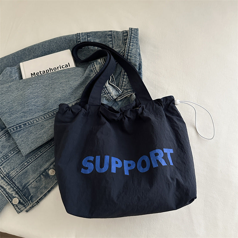 Lässige Baumwoll-Tote-Bag Brehn
