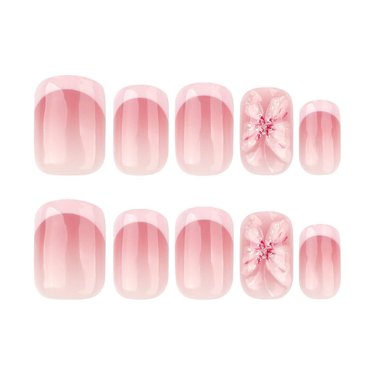 Stilvolle Nagelkunst mit floralen Akzenten Brehn