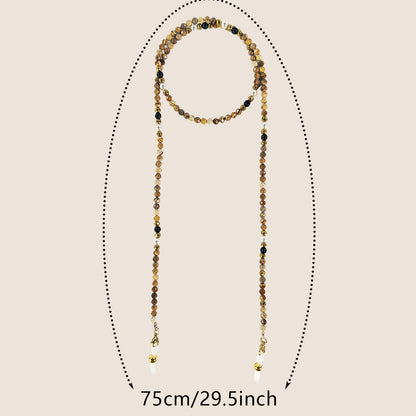 Artisan Perlen Brillen Kette Brehn