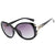 Damen modische Cat-Eye Sonnenbrille mit exklusivem Metall-Design Brehn