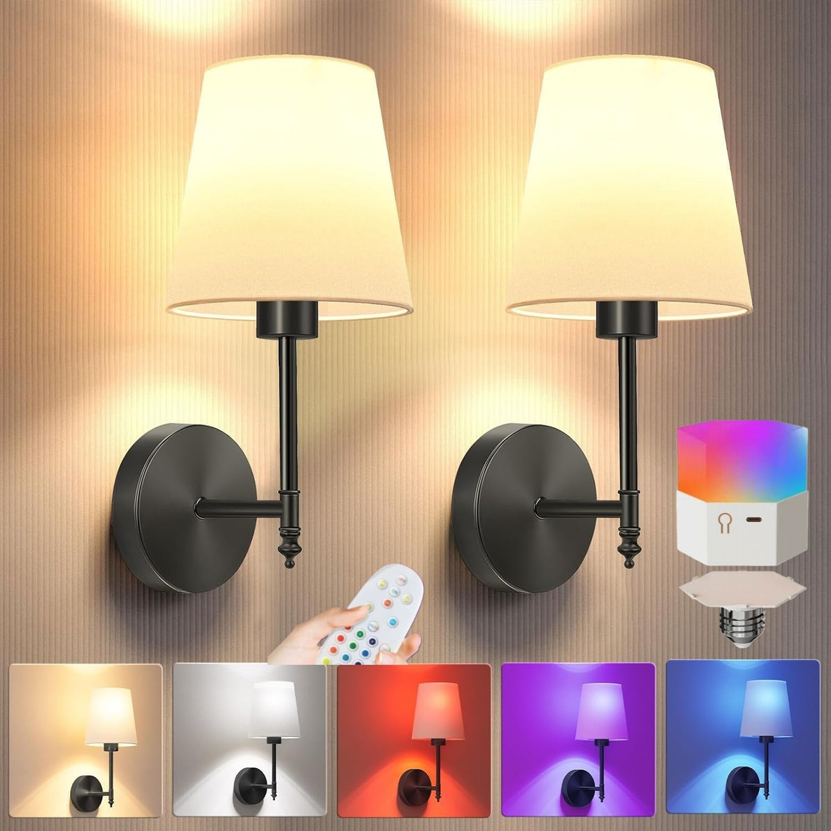 Zeitgenössische Wandlichtarmatur