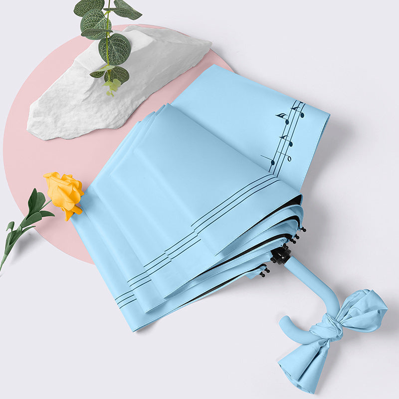 Damen eleganter und kreativer Faltregenschirm mit Herzdesign Brehn