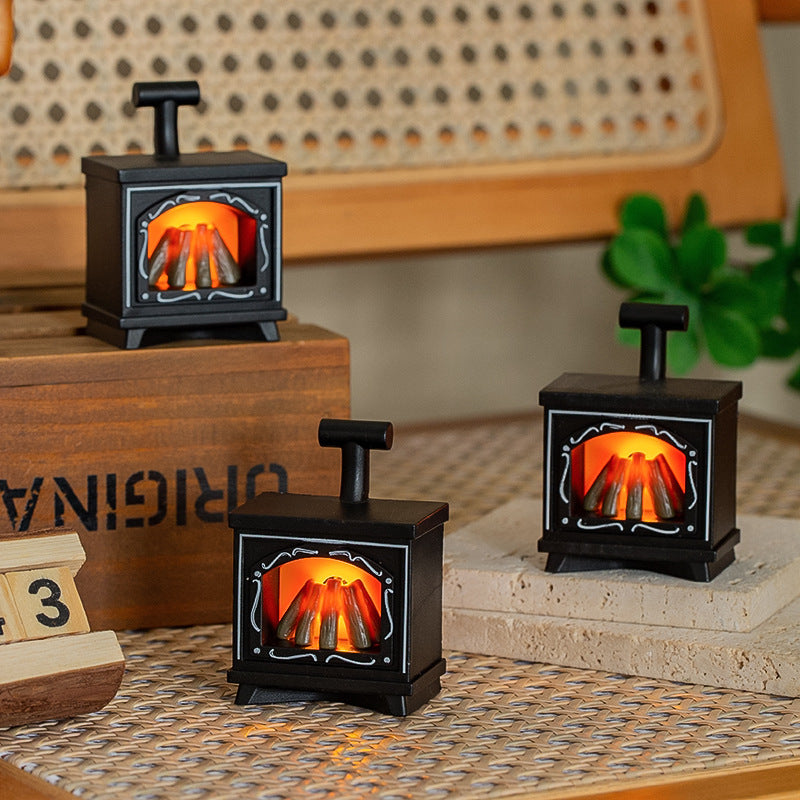 Dekorative Miniatur Kaminlampe