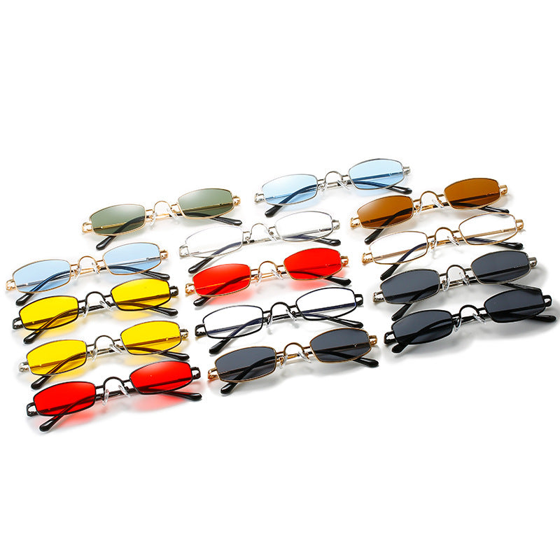 Damen modische Sonnenbrille im futuristischen Design Brehn
