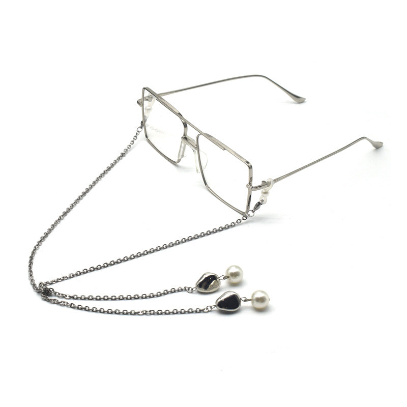 Elegante verstellbare Perlenkette Ohrringe Brehn
