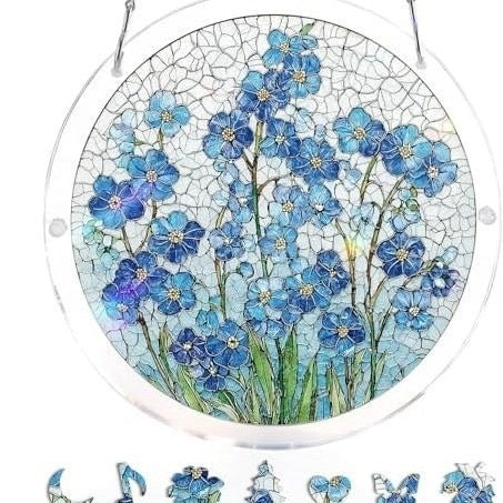 Buntglas Wandbehang Brehn