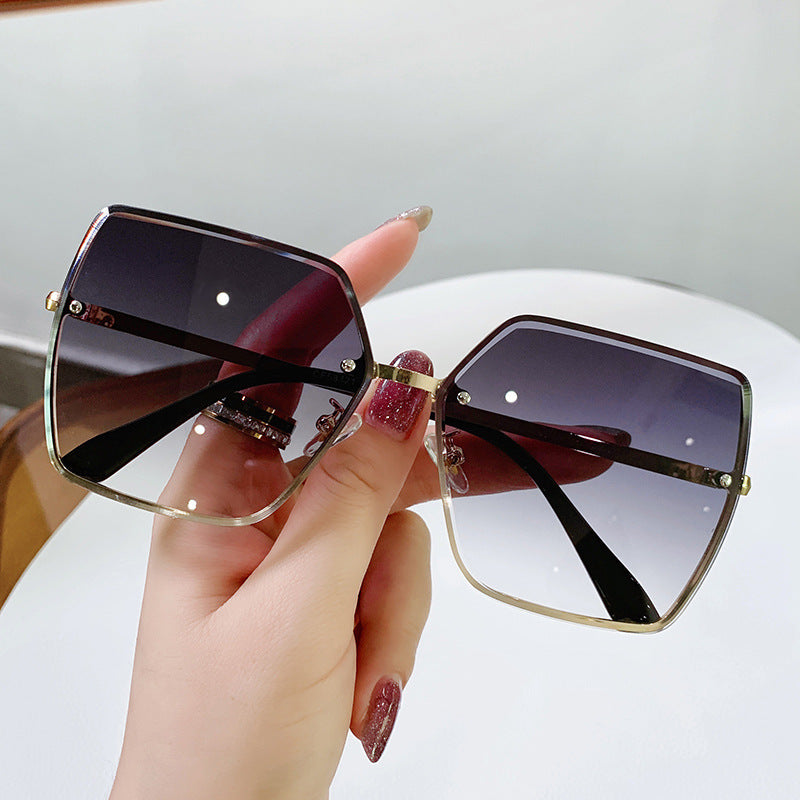 Damen modische quadratische Sonnenbrille mit polarisierenden Gläsern Brehn