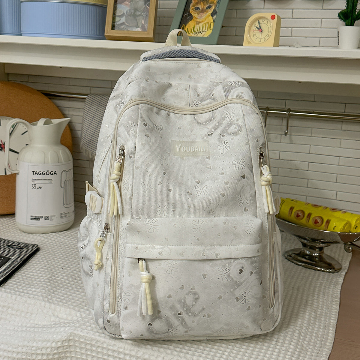 Stilvolle floral-geprägte Rucksack Brehn