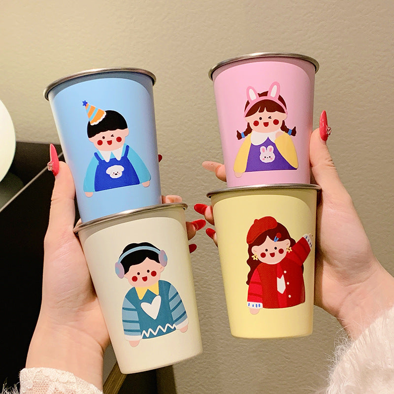 Spaßiger Trinkbecher mit Fröhlichem Kinderdesign Brehn