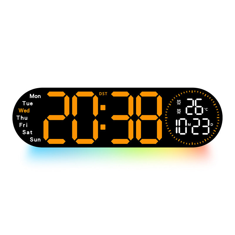 Digitaler Multifunktionswecker mit Temperatur und Wetteranzeige Brehn