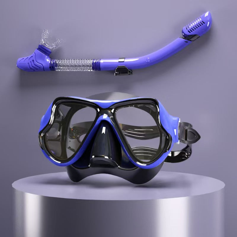 Tauchmaske mit Ergonomischem Design und Einem Flexiblen Schnorchel Brehn