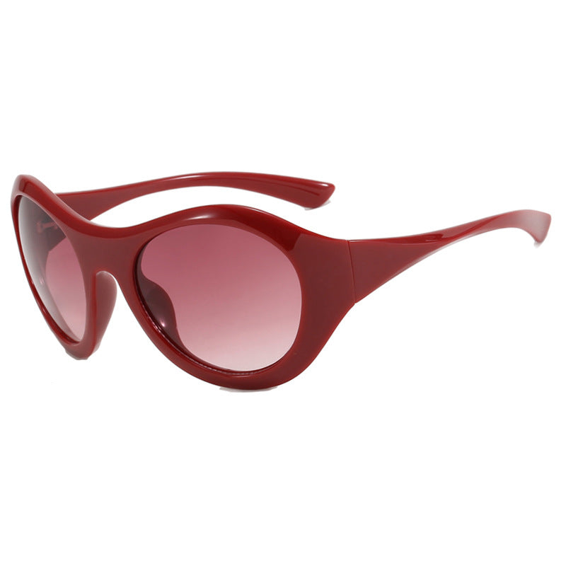 Damen Retro-inspirierte Sonnenbrille mit oversized Rahmen und schützenden Gläsern Brehn