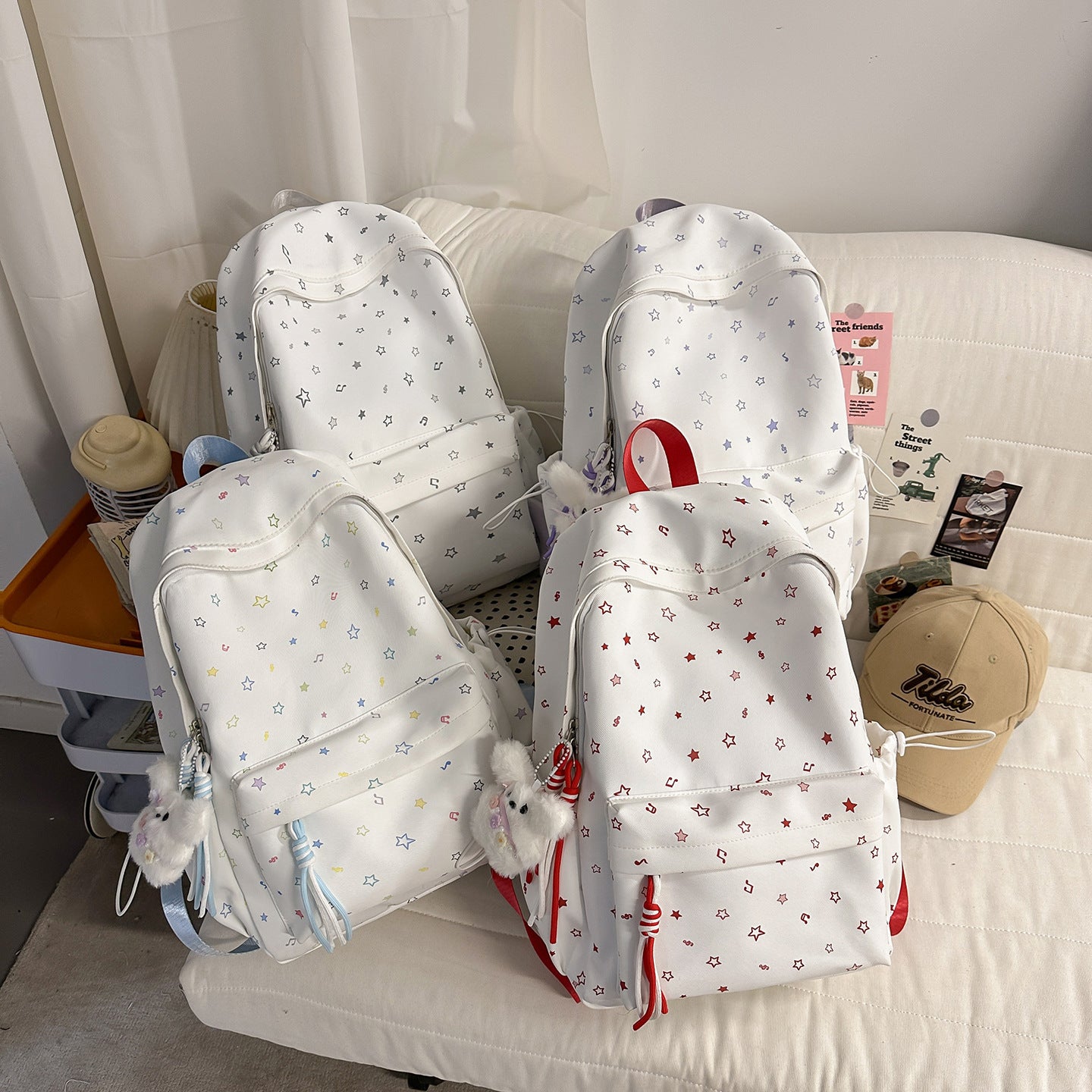 Sternenbedruckter stilvoller Tagesrucksack Brehn