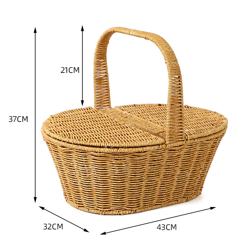 Woven Picnic Basket Brehn