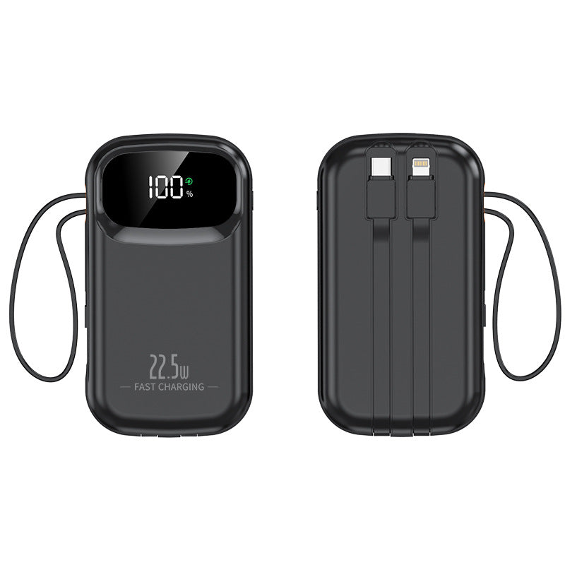 Tragbare Powerbank mit Schnellem Ladeanschluss und Lcd-Anzeige Brehn