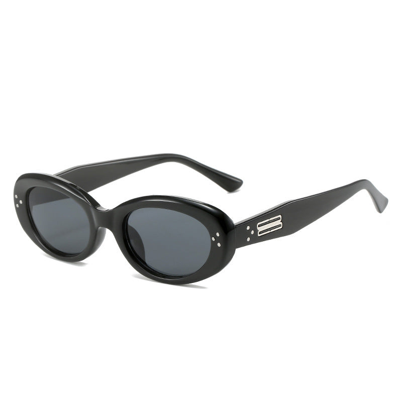 Retro-inspirierte ovale Sonnenbrille Brehn