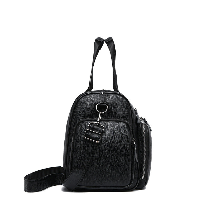 Premium Leder Wochenende Duffle Tasche Brehn