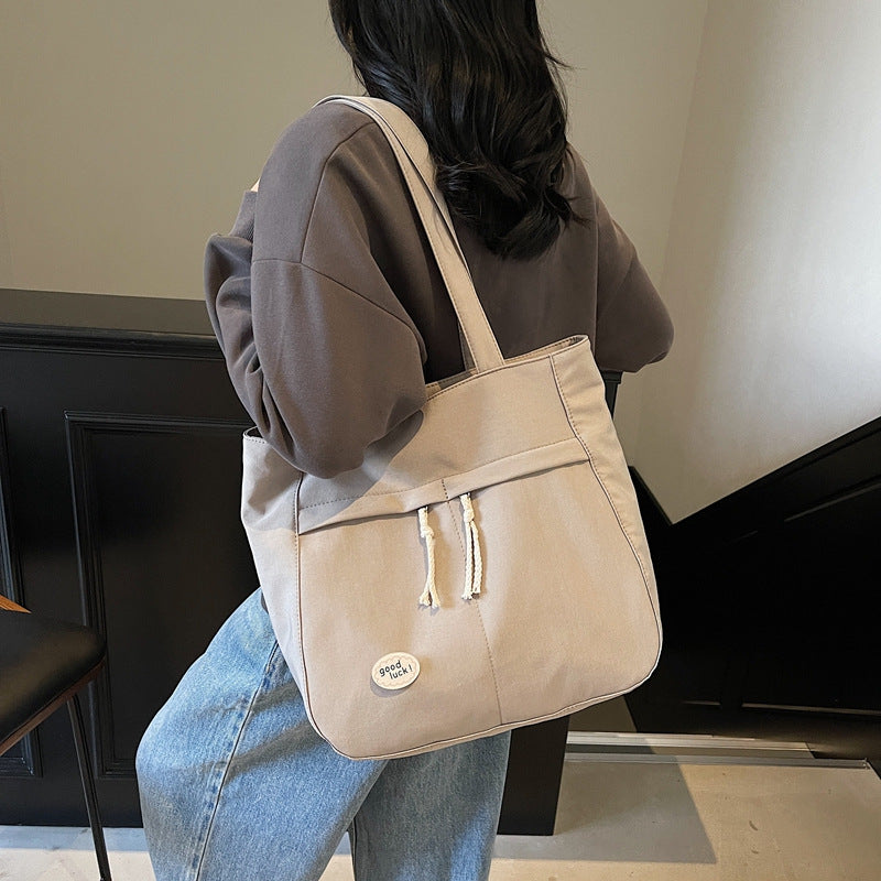 Lässige Canvas Tote Bag Brehn mit mehreren Taschen