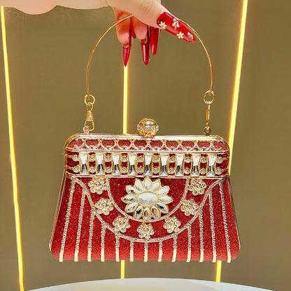 Vintage-inspirierte Abendhandtasche
