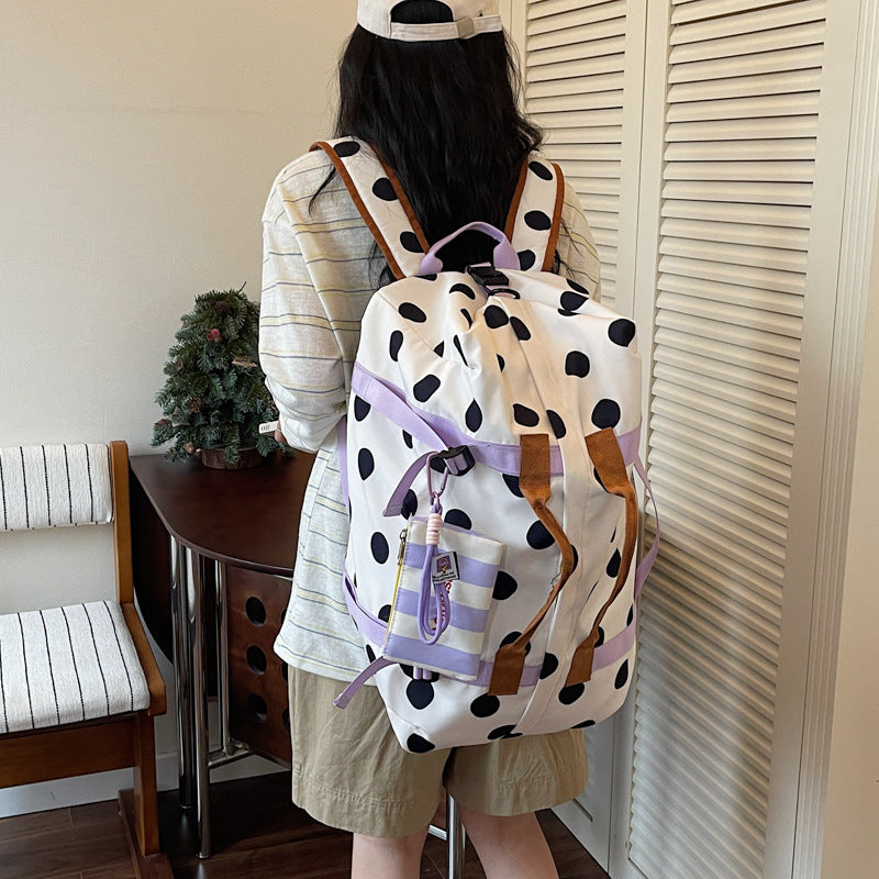 Stylische gepunktete Wochenendreise-Duffle Bag Brehn