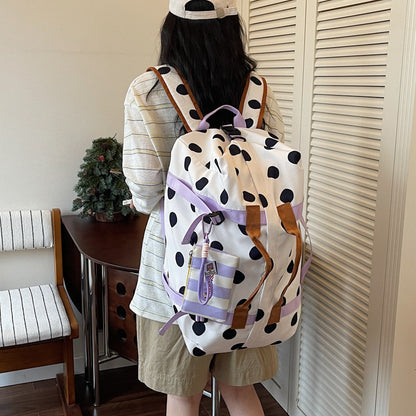 Stylische gepunktete Wochenendreise-Duffle Bag Brehn