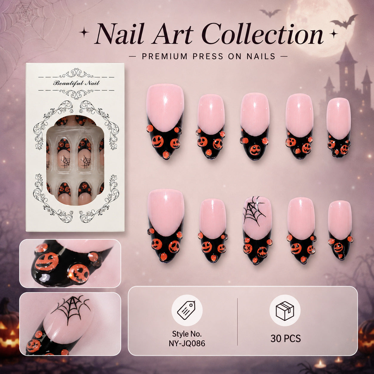 Halloween Nageldesign Brehn